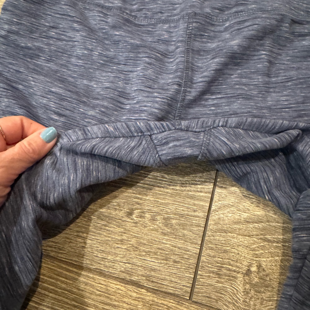 Jockey Heathered blue Gray High-Waisted Leggings size L - Picture 3 of 5